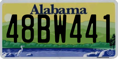 AL license plate 48BW441