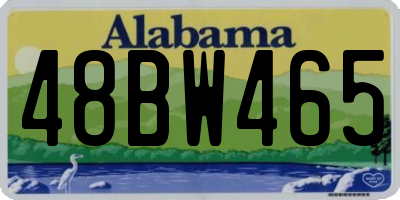 AL license plate 48BW465