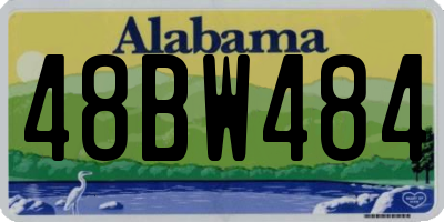 AL license plate 48BW484