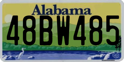 AL license plate 48BW485