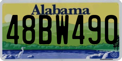 AL license plate 48BW490