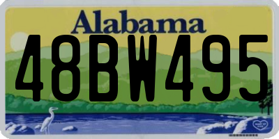AL license plate 48BW495