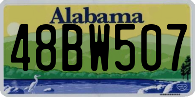 AL license plate 48BW507