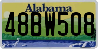 AL license plate 48BW508