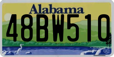 AL license plate 48BW510
