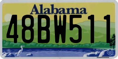 AL license plate 48BW511