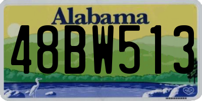 AL license plate 48BW513