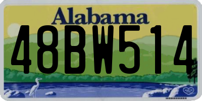 AL license plate 48BW514