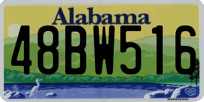 AL license plate 48BW516