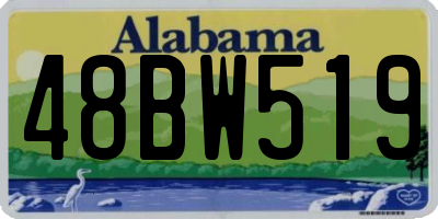 AL license plate 48BW519