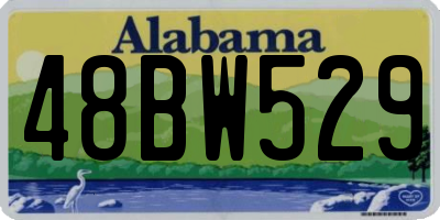 AL license plate 48BW529