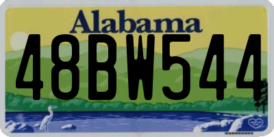 AL license plate 48BW544
