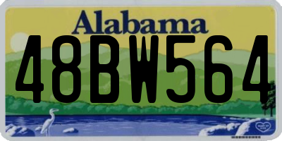 AL license plate 48BW564