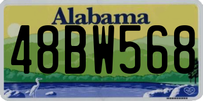 AL license plate 48BW568