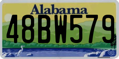 AL license plate 48BW579