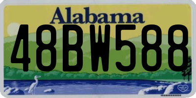 AL license plate 48BW588