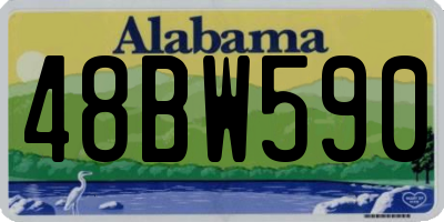 AL license plate 48BW590
