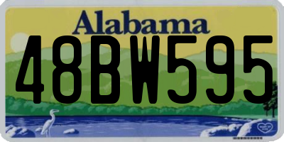 AL license plate 48BW595