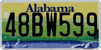 AL license plate 48BW599