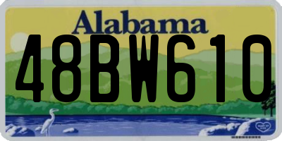 AL license plate 48BW610