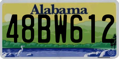 AL license plate 48BW612