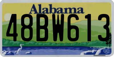 AL license plate 48BW613