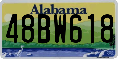 AL license plate 48BW618