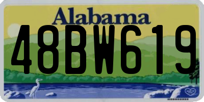 AL license plate 48BW619
