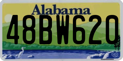 AL license plate 48BW620