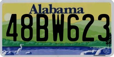 AL license plate 48BW623