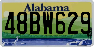 AL license plate 48BW629