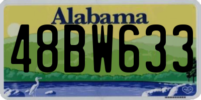 AL license plate 48BW633