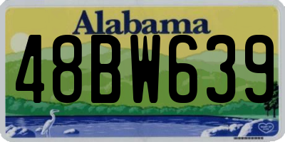 AL license plate 48BW639
