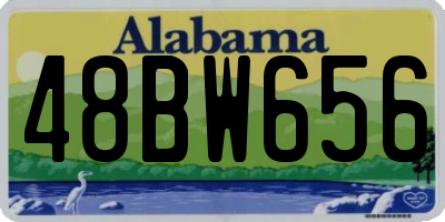 AL license plate 48BW656