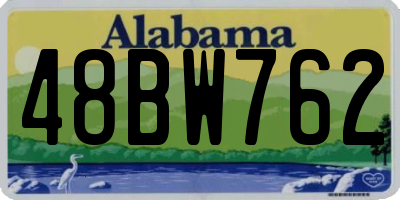 AL license plate 48BW762