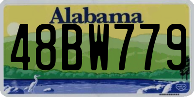 AL license plate 48BW779