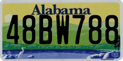 AL license plate 48BW788