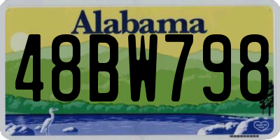 AL license plate 48BW798
