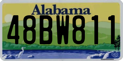 AL license plate 48BW811