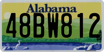 AL license plate 48BW812