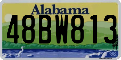AL license plate 48BW813