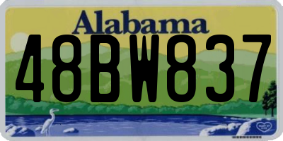 AL license plate 48BW837
