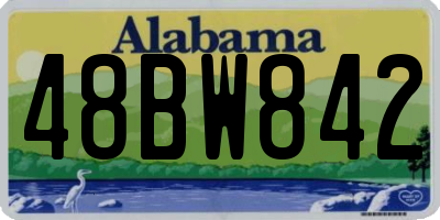 AL license plate 48BW842