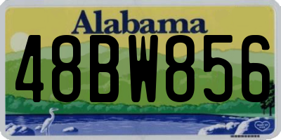 AL license plate 48BW856