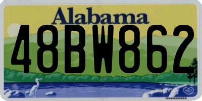 AL license plate 48BW862