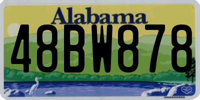 AL license plate 48BW878