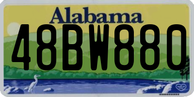 AL license plate 48BW880