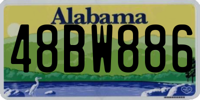 AL license plate 48BW886