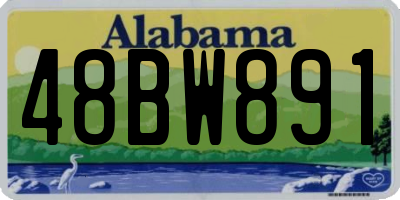 AL license plate 48BW891