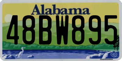 AL license plate 48BW895